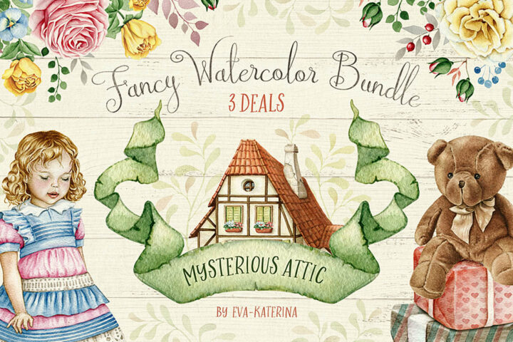 Beautiful & Fancy Watercolor Bundle