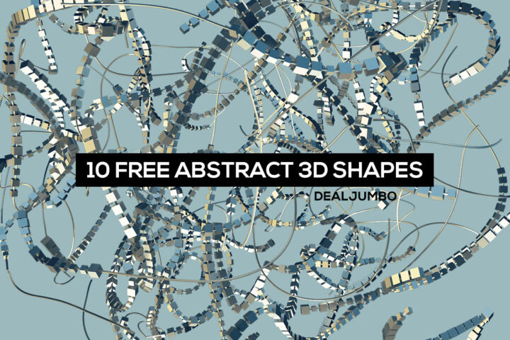 10 Free Futuristic 3D Shapes
