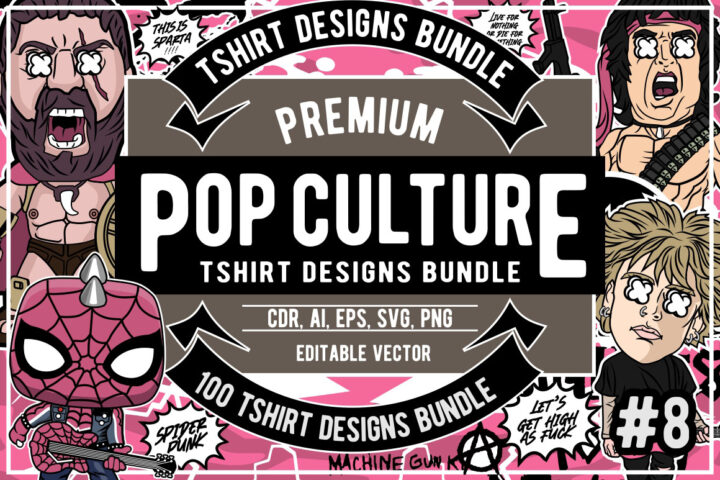 100 Pop Culture T-shirt Designs 8