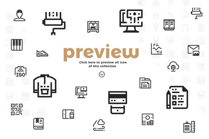 100 Free Minimal Icons