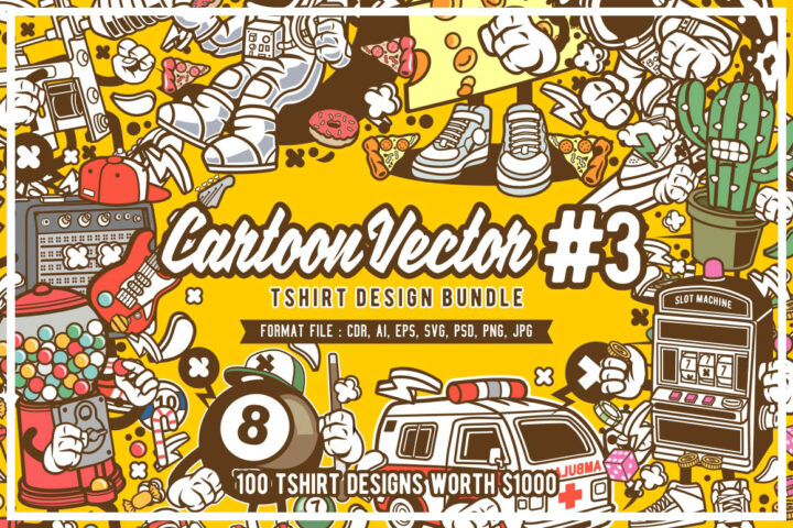 100 T-shirt Cartoon Designs 3