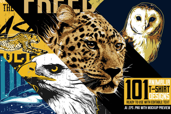 101 T-shirt Designs with Animals