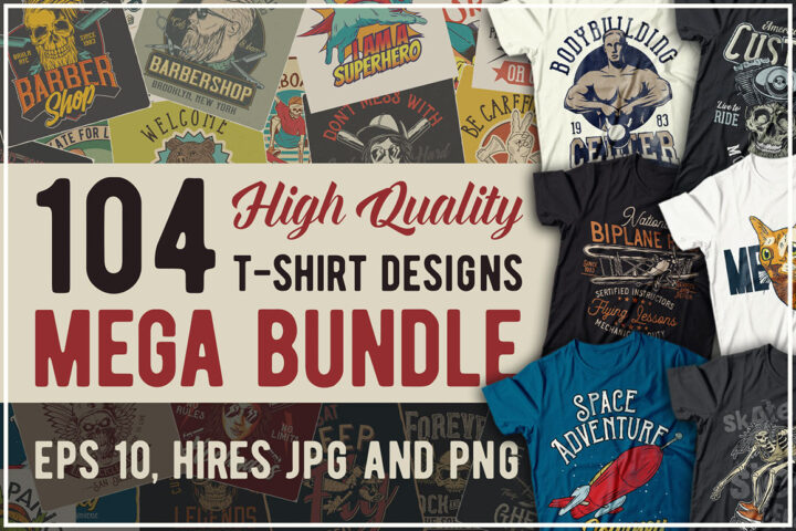 104 Illustrated T-shirt Designs