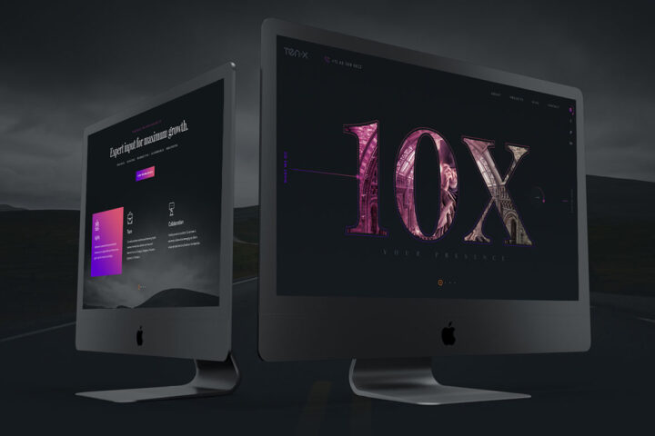 10X – Free PSD Website Template