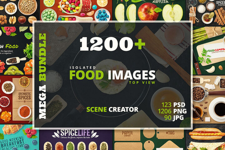 1200+ Isolated Food Images