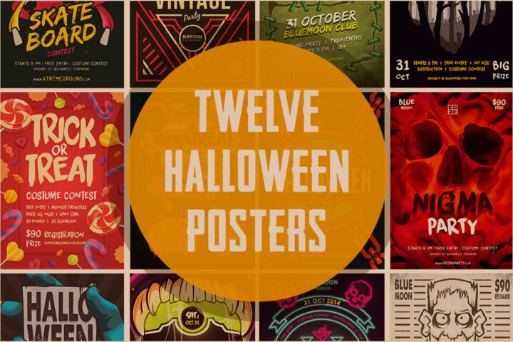 12 Halloween Posters
