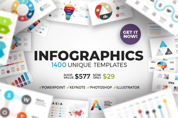 1400 Infographic Templates