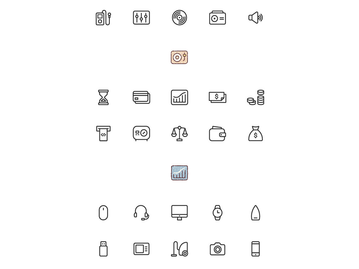 150 Free Clean Vector Icons - Dealjumbo