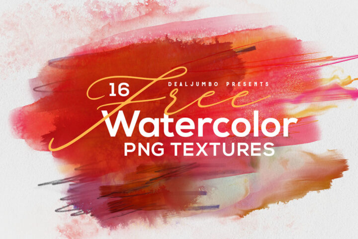 16 Free Watercolor Shapes Dealjumbo