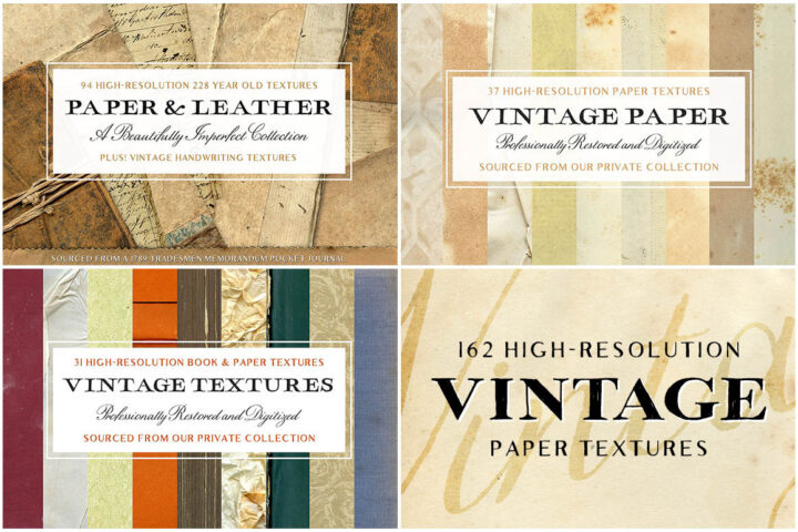 162 Vintage Paper Textures