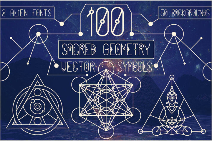 100 Sacred Geometry Symbols