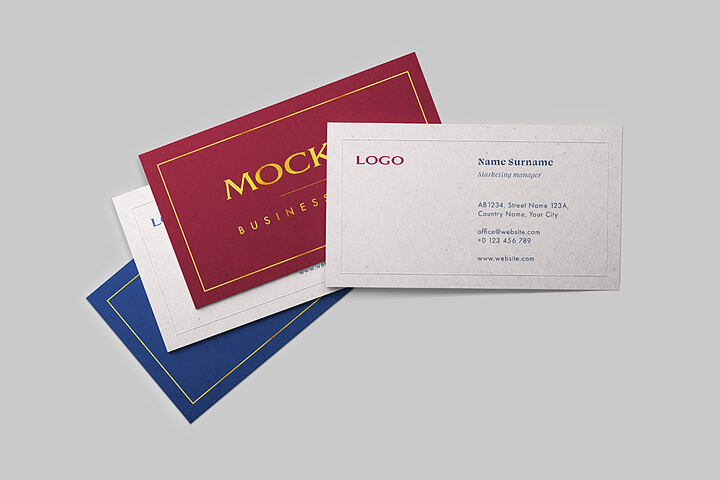 Stylish Business Cards – Free Mockup