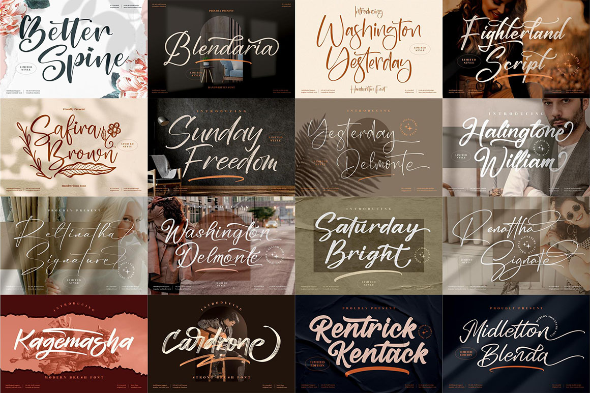 Beautiful Mega Bundle 300 Fonts Dealjumbo   Beautiful Mega Bundle 300 Fonts 03 