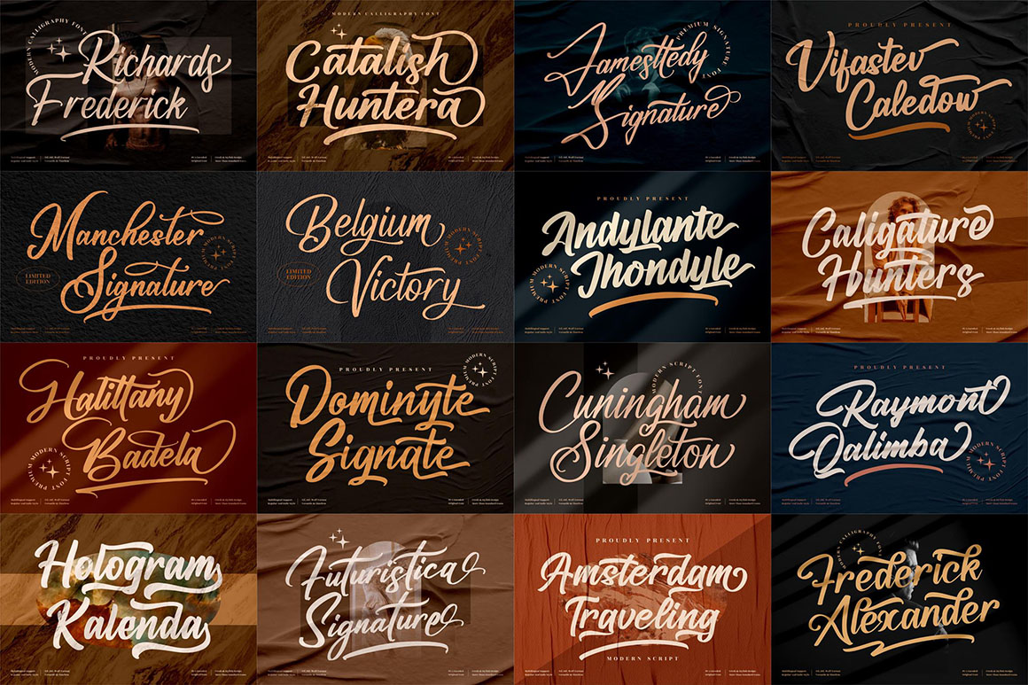 Beautiful Mega Bundle 300 Fonts Dealjumbo   Beautiful Mega Bundle 300 Fonts 10 