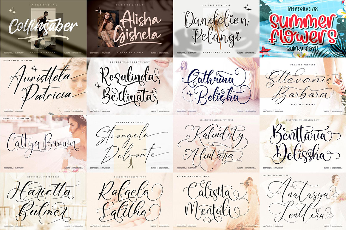 Beautiful Mega Bundle 300 Fonts Dealjumbo   Beautiful Mega Bundle 300 Fonts 14 