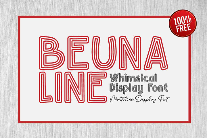 Beuna Line – Free Font