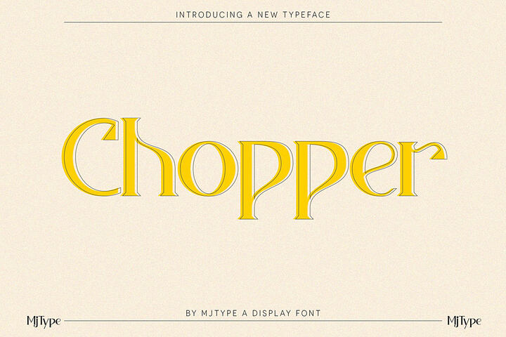 Chopper – Free Font