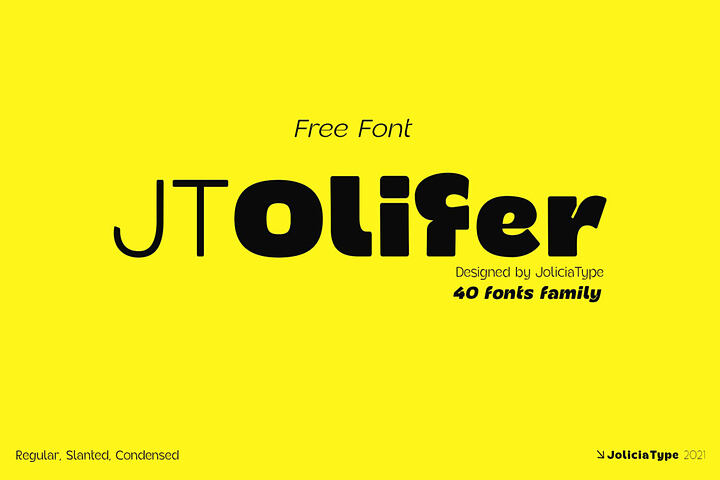 JT Olifer Light – Free Font