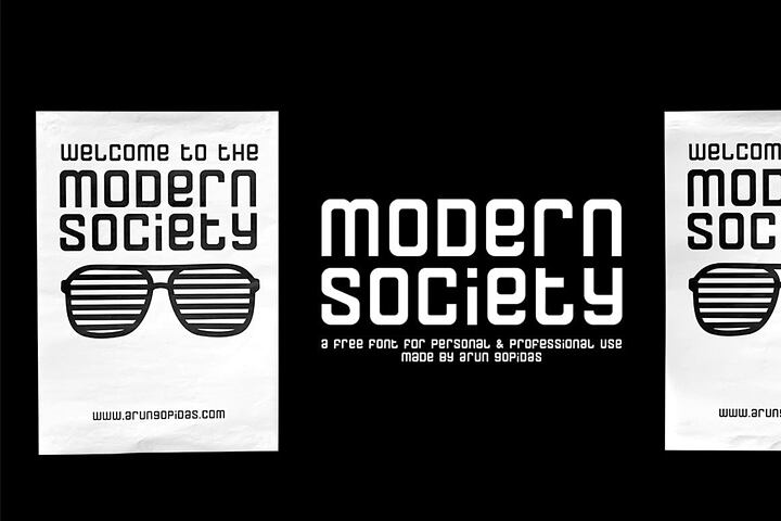 Modern Society – Free Font