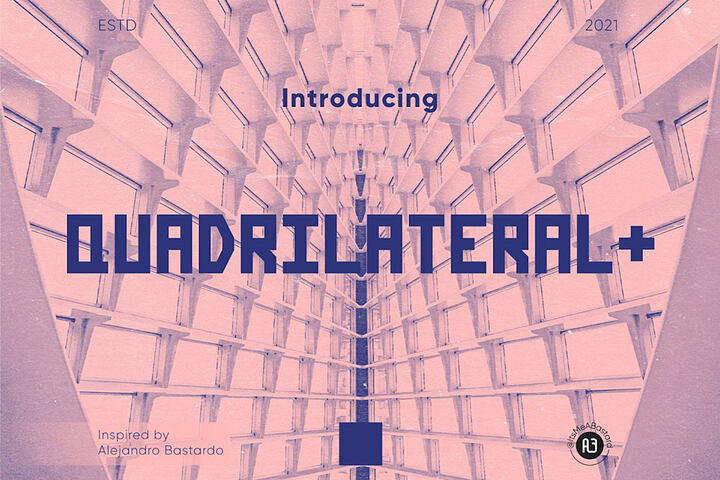 Quadrilateral – Free Font