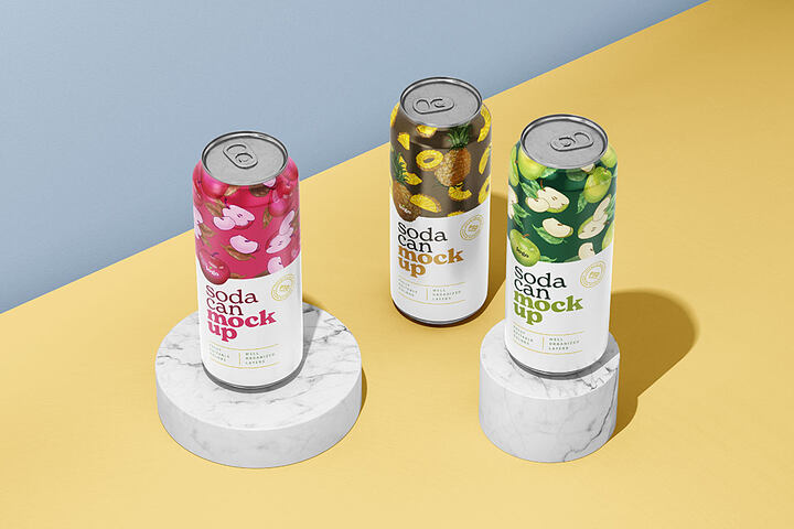 Soda Can – Free Mockup