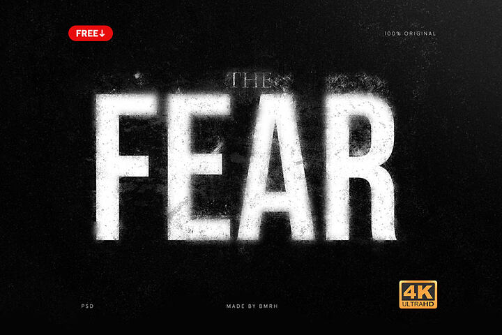The Fear – Free Text Effect