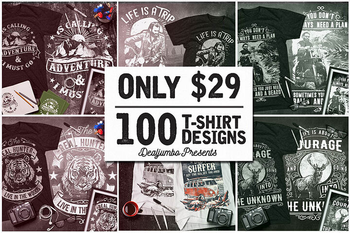 100 Artistic T-Shirt Designs