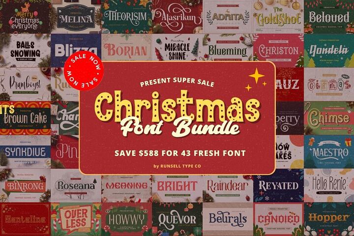 Funny & Christmas Font Bundle