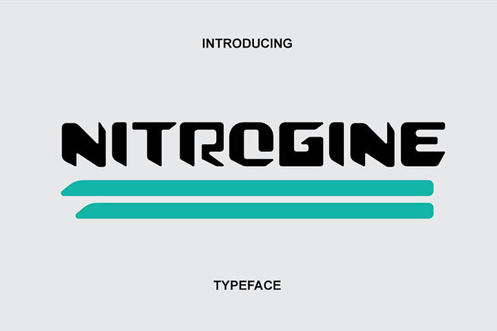 Nitrogine – Free Font