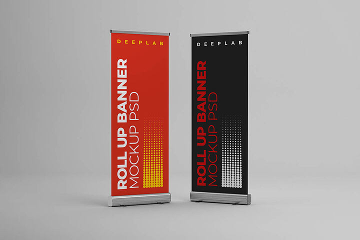 Roll Up Banner – Free Mockup