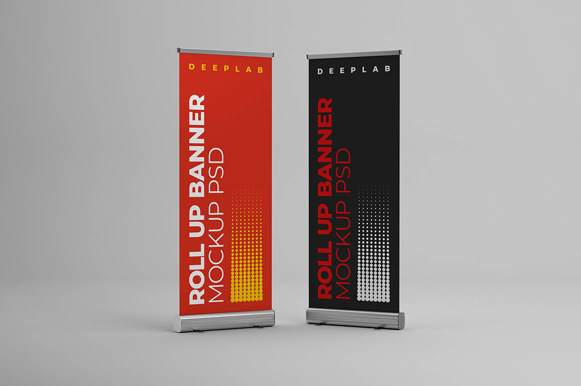 Roll Up Banner - Free Mockup - Dealjumbo