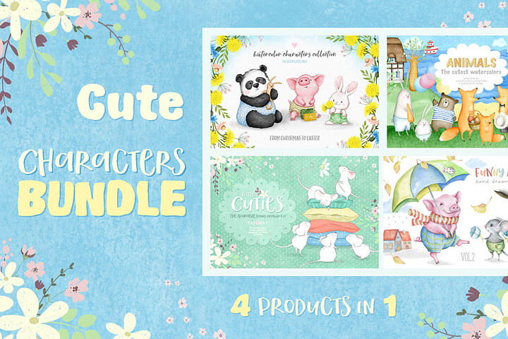 Cute Characters Bundle