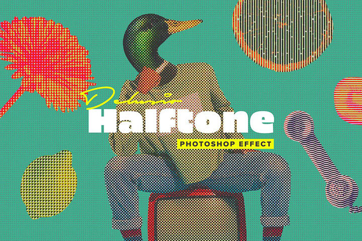Delusio Halftone Photoshop Effect
