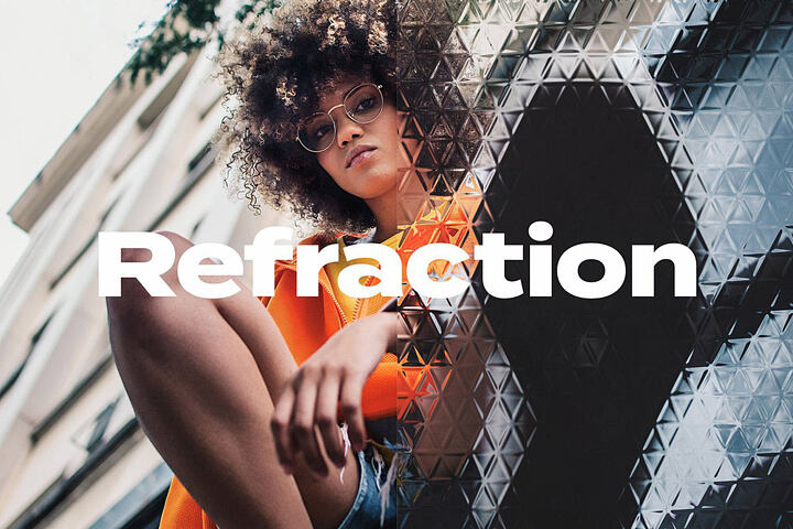 Refraction & Distortion Glass Effect