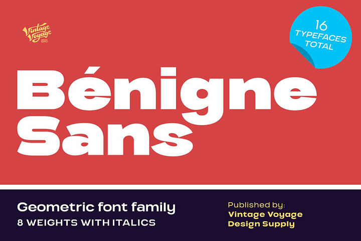 Benigne Sans • 16 Fonts