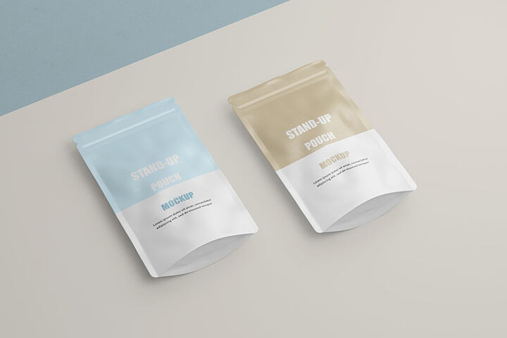 Plastic Pouch Sachet – Free Mockup