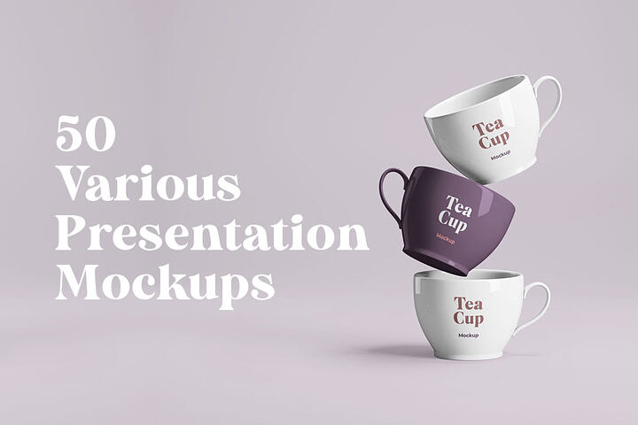 50 Various Presentation Mockups