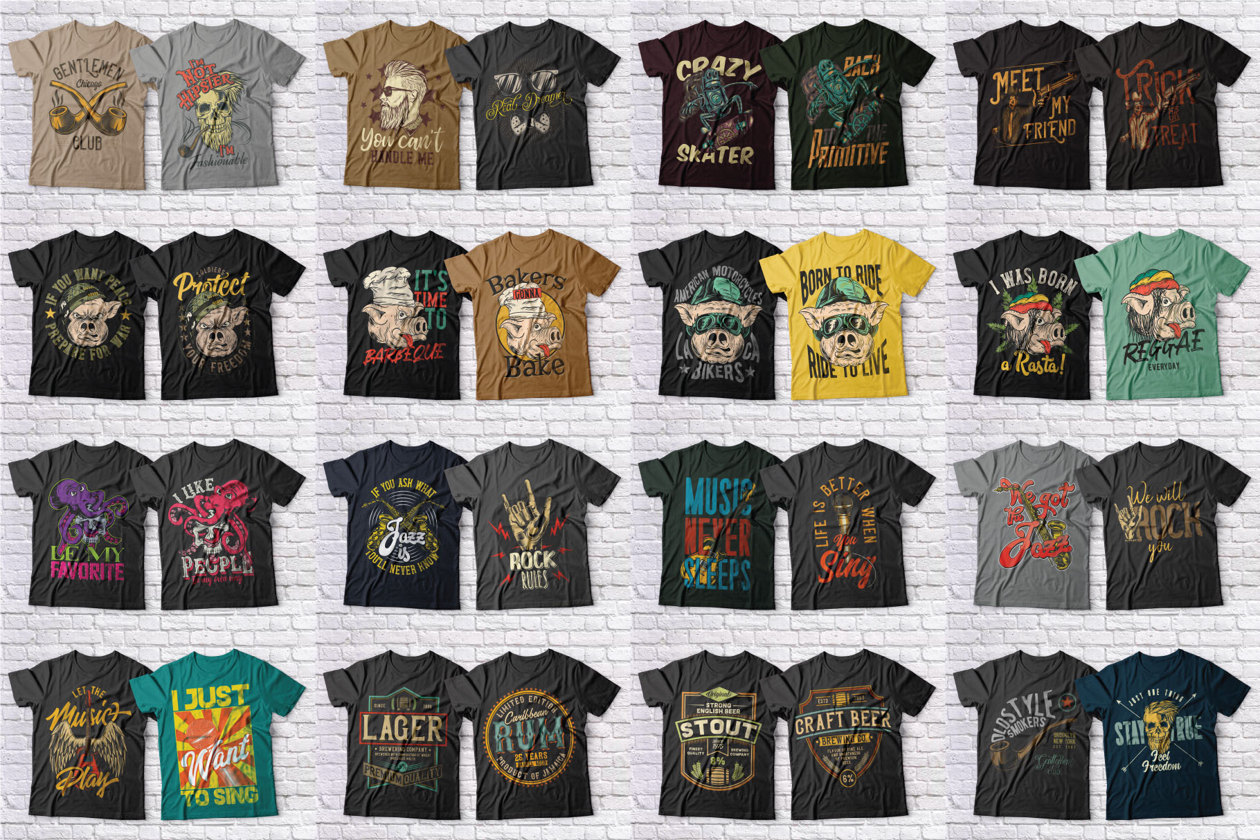 Huge 623 T-shirt Designs Bundle - Dealjumbo