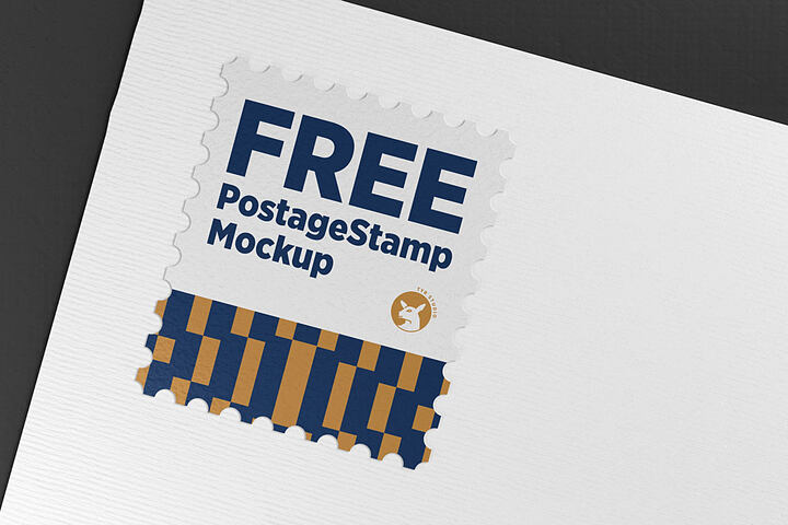 Postage Stamp – Free Mockup