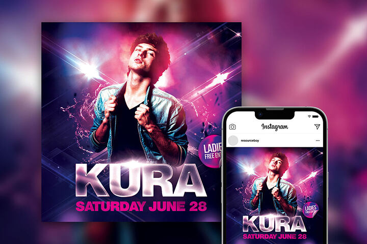 DJ Music Party – Free Flyer