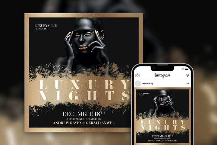Luxury Nights Party – Free Flyer