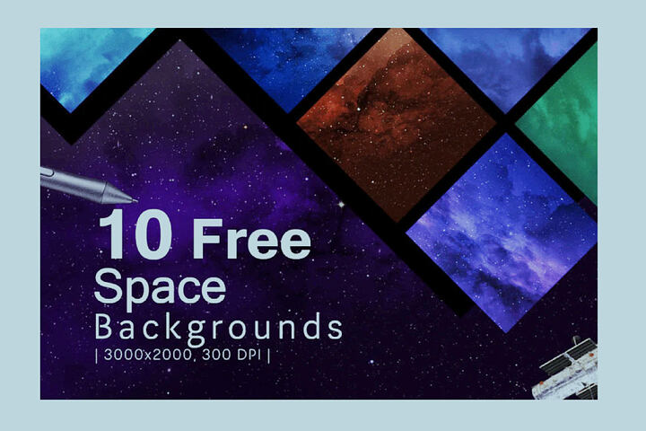 10 Free Space Backgrounds