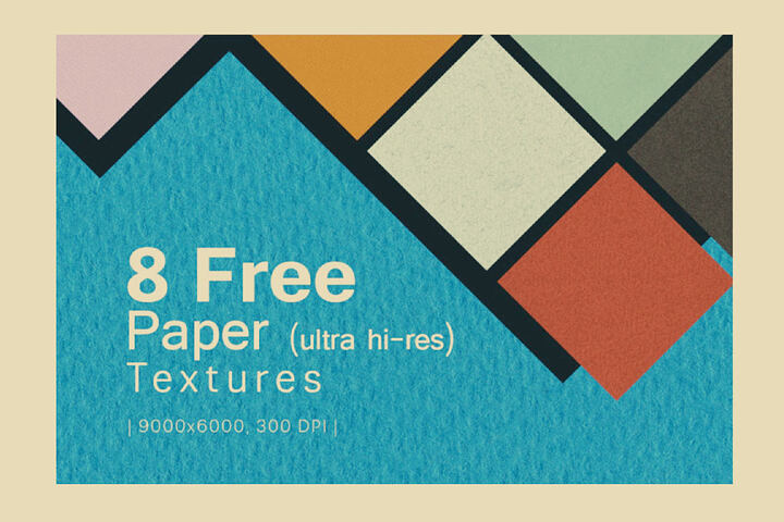 8 Free Paper Hi-Res Textures