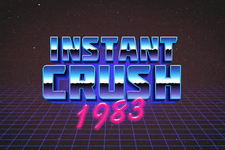 80s Retro Typography – Free Text Effect