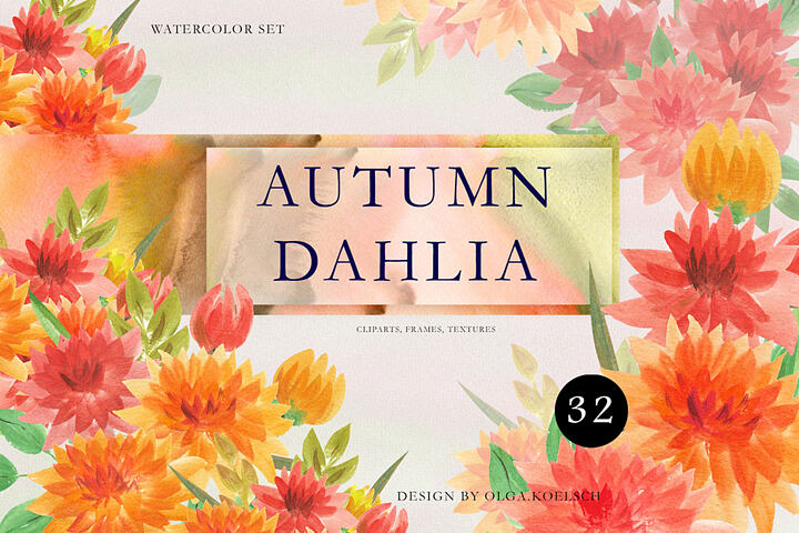 Autumn Floral – Free Clipart