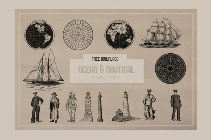 Free Nautical & Sea Illustrations
