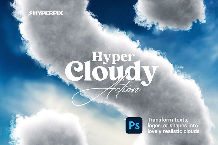 Hyper Cloudy – Photoshop Action