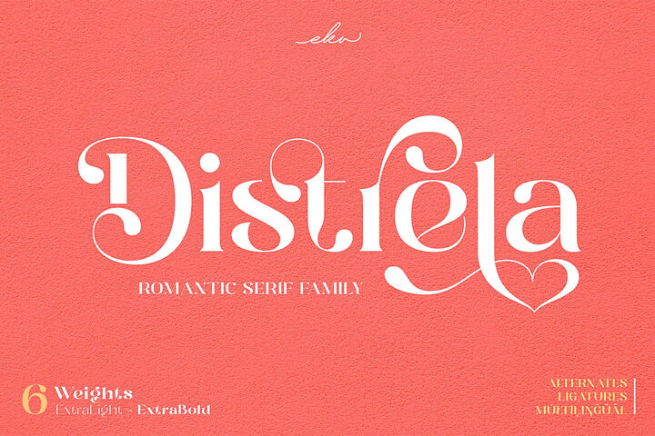 Distrela – Free Font