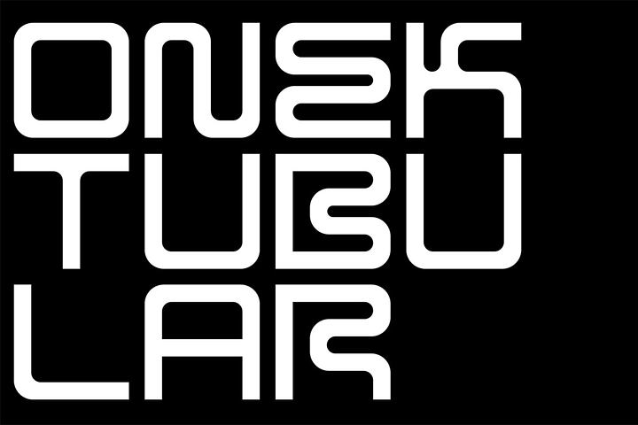 Onek Tubular – Free Font