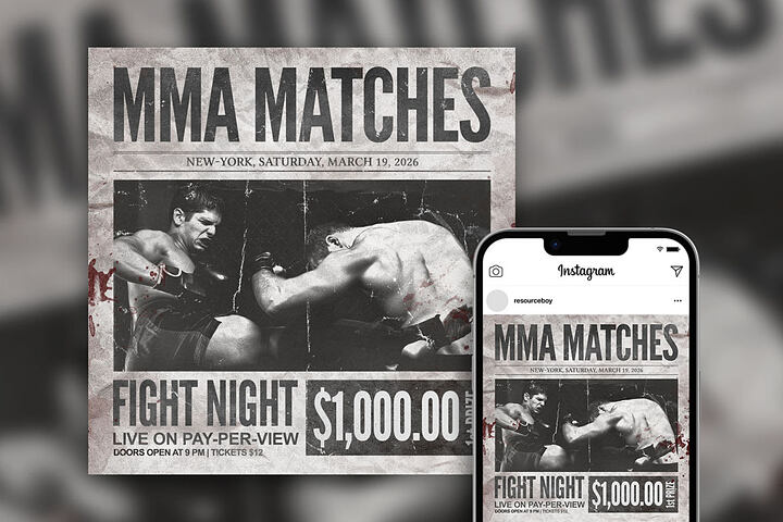 Vintage Boxing Showdown – Free Flyer